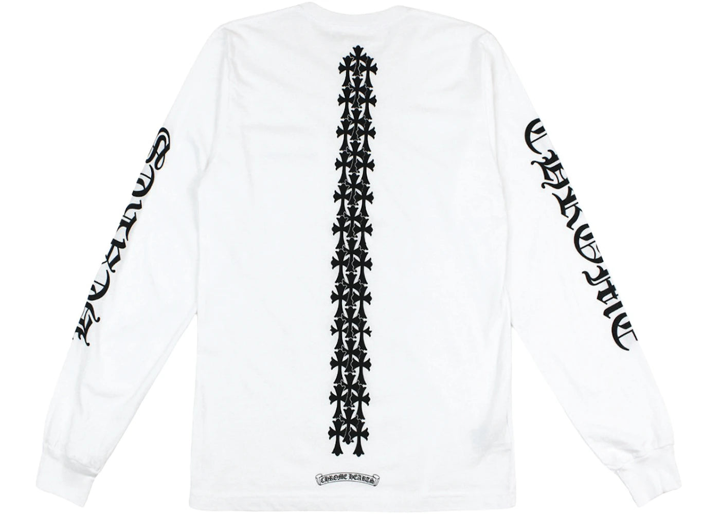 Chrome Hearts Tire Tracks L/S T-shirt White