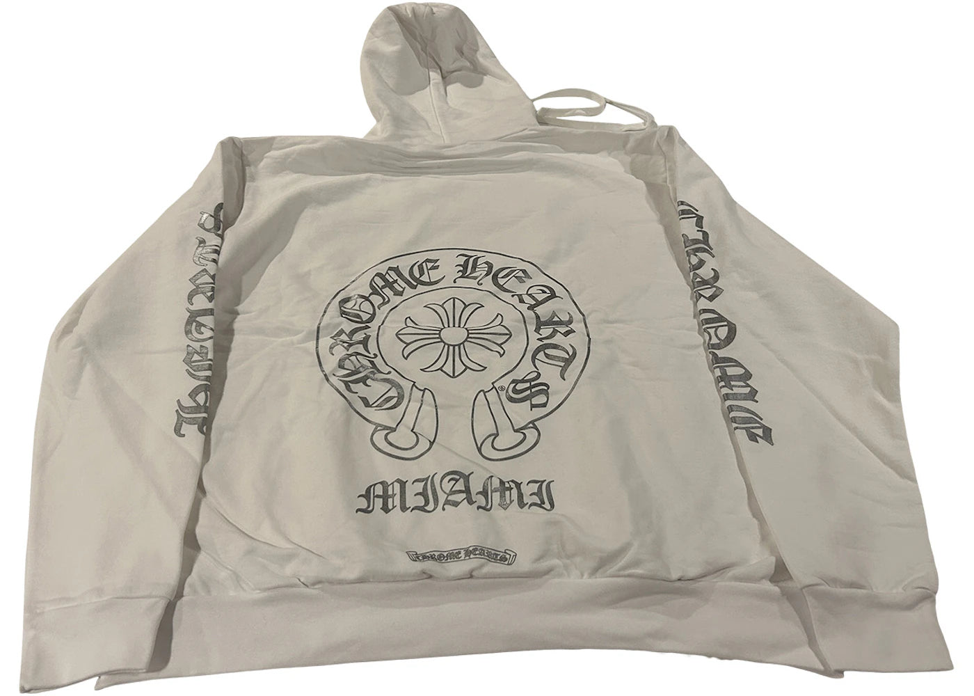Chrome Hearts Ultra Miami Exclusive Pullover Hoodie White/Silver