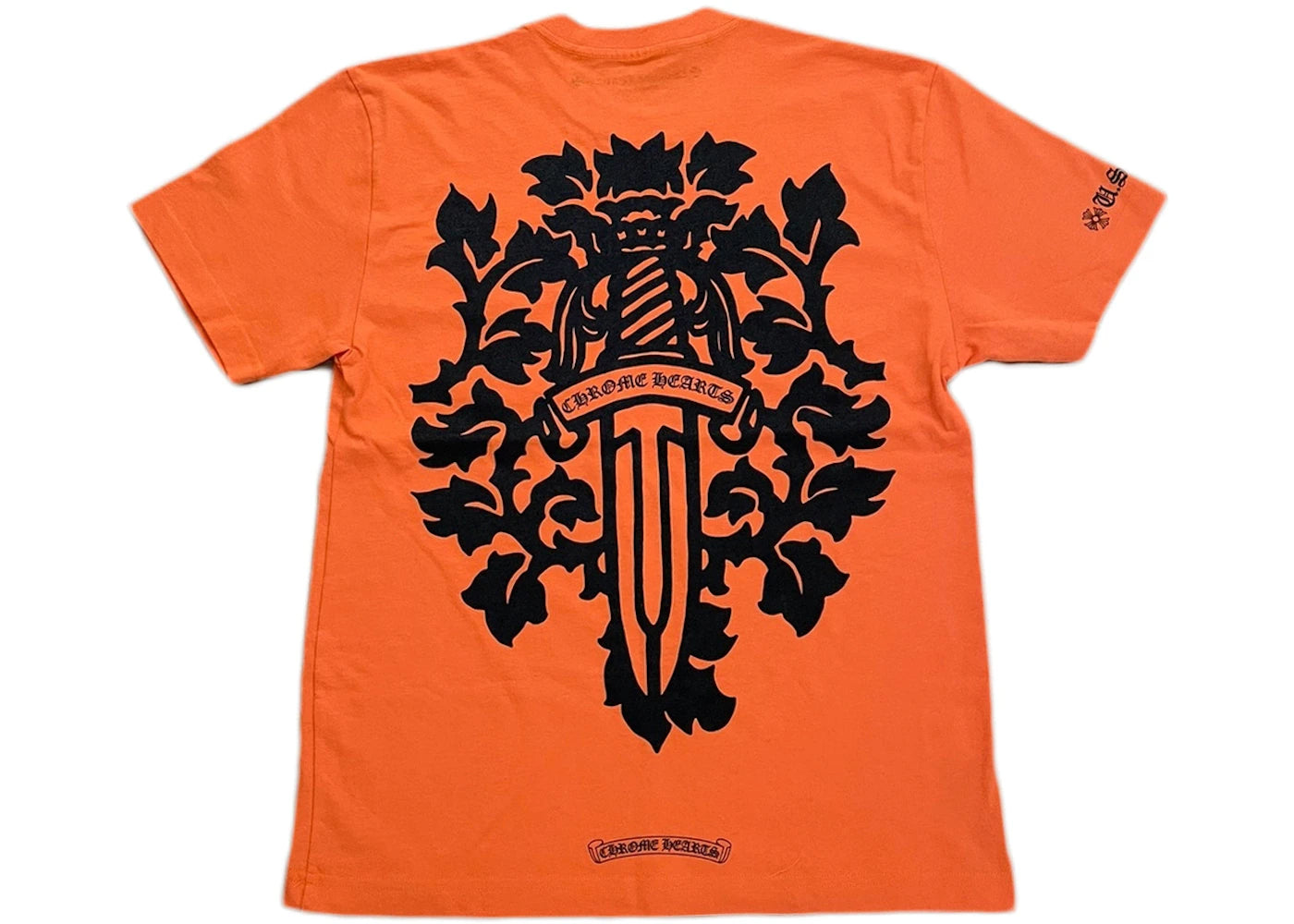 Chrome Hearts Vine Dagger T-shirt Orange/Black