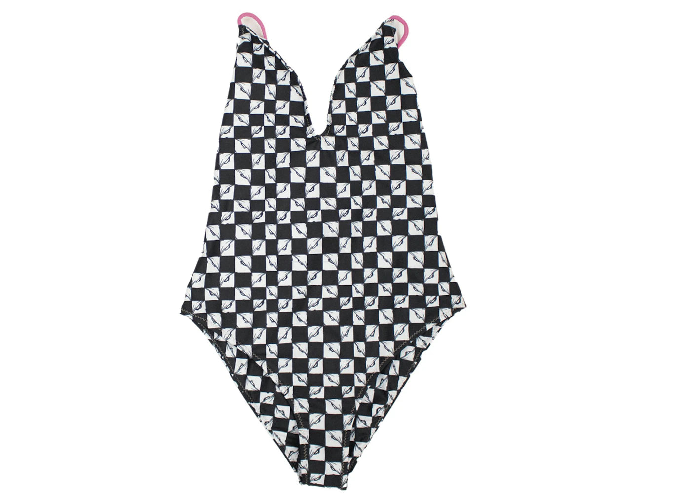Chrome Hearts Women's Matty Boy Dipped Blue 99 Eyes/Lust One-Piece Swimsuit Multi