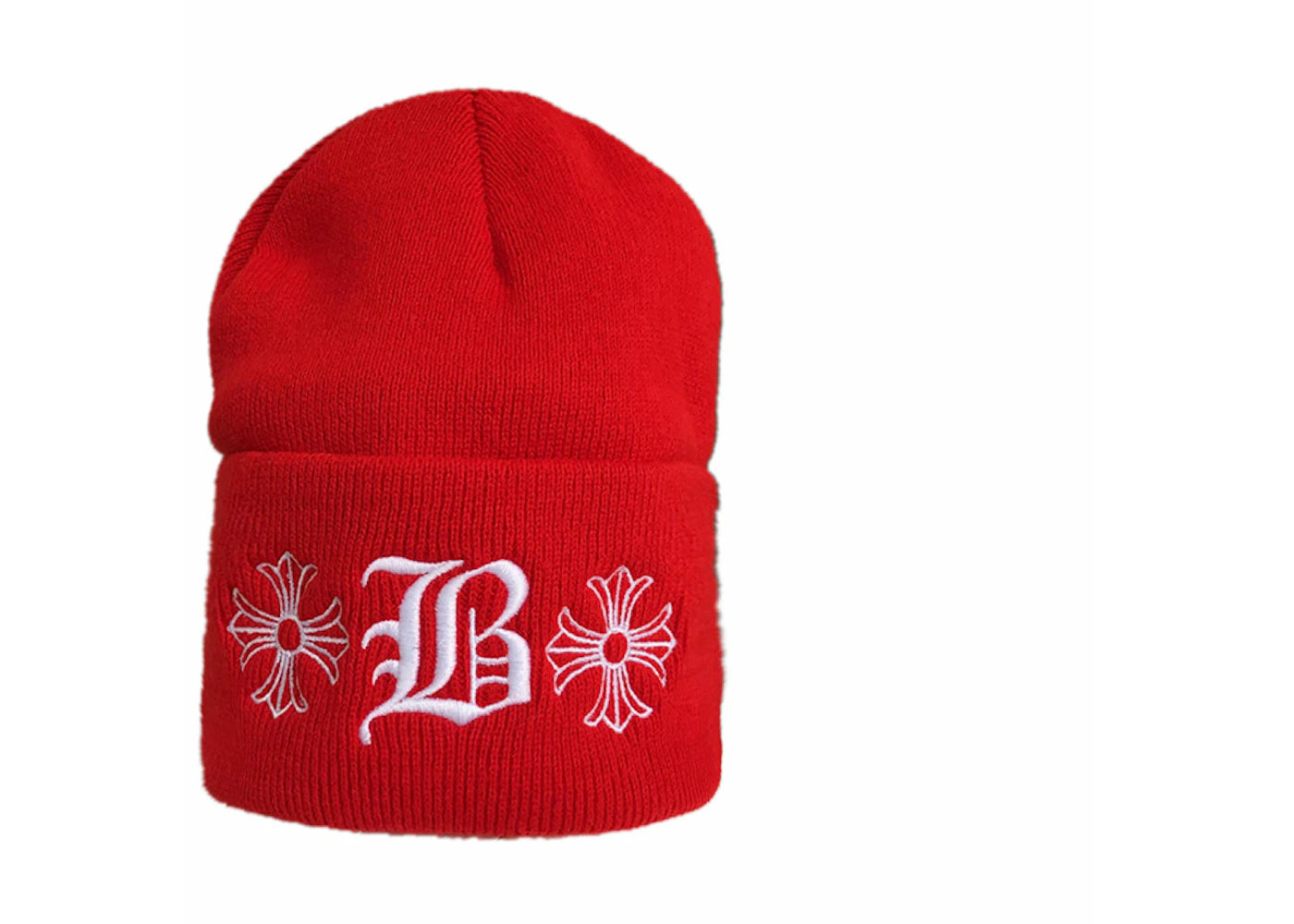 Chrome Hearts x Bella Hadid Beanie Red