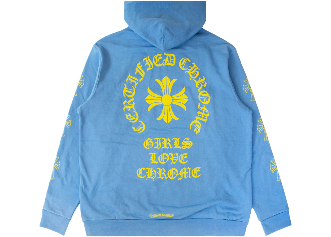 Chrome Hearts x Drake Girls Love Chrome Hoodie Light Blue