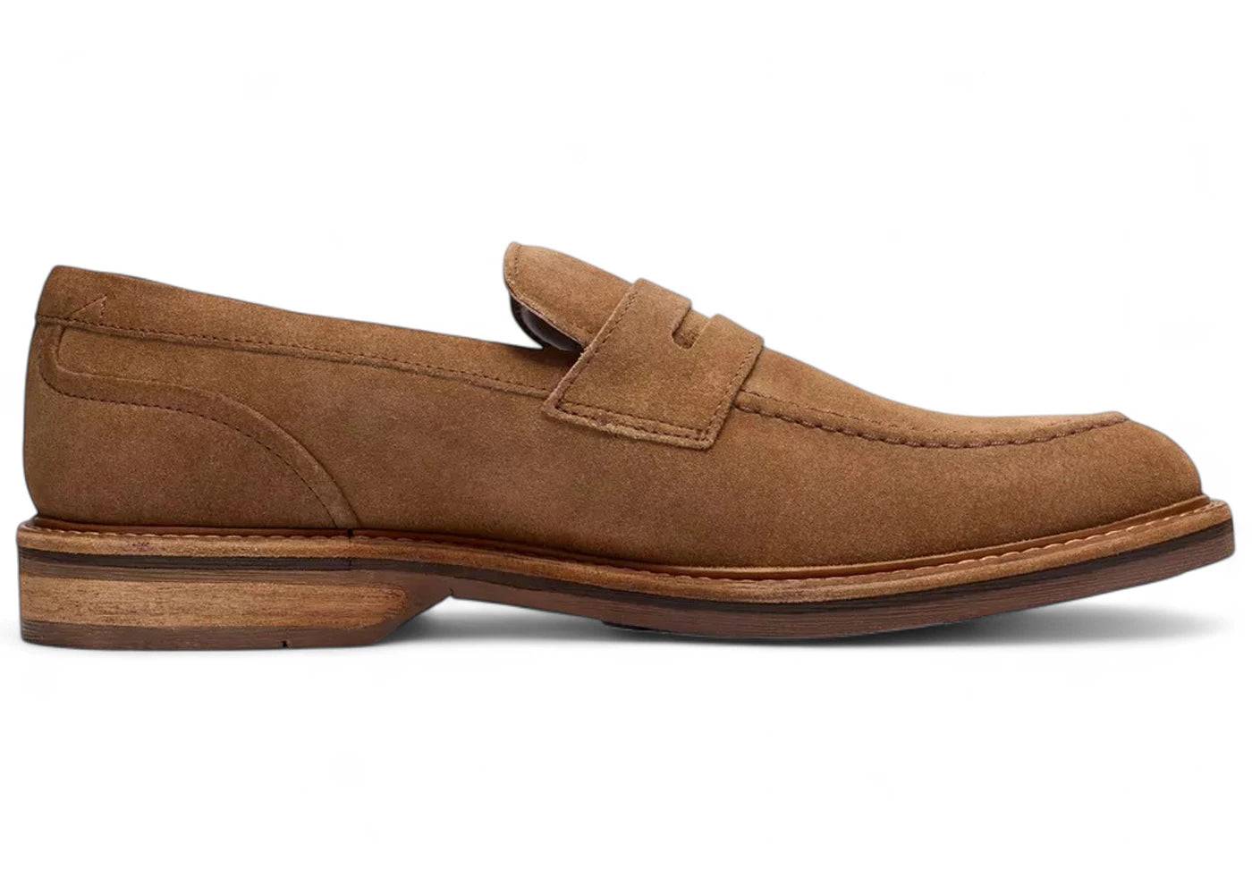 Clarks Aldwin Step Tan Suede
