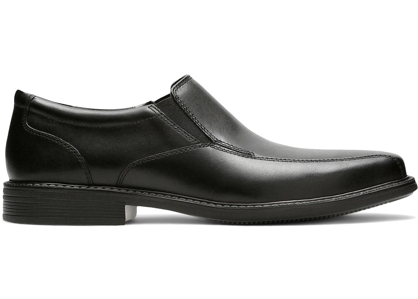 Clarks Bolton Free Black Leather