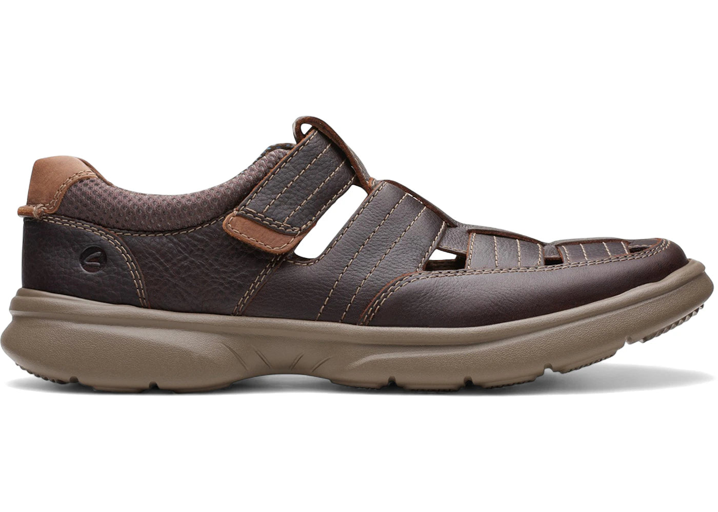 Clarks Bradley Cove Brown Tumbled Leather