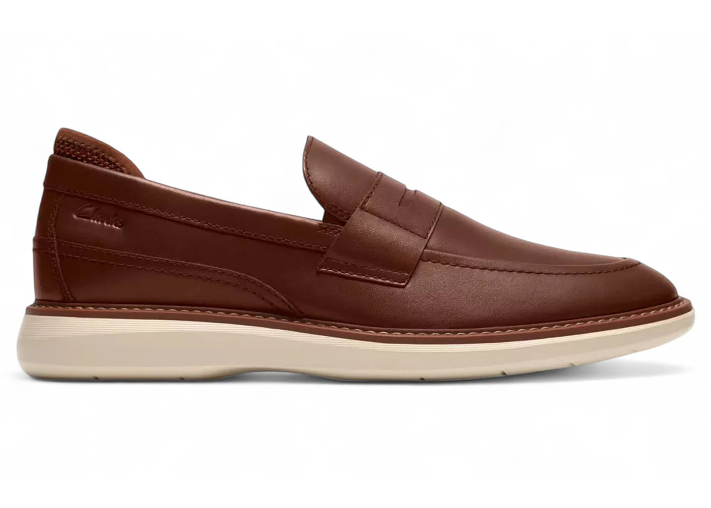 Clarks Brantin Loafer Tan Leather