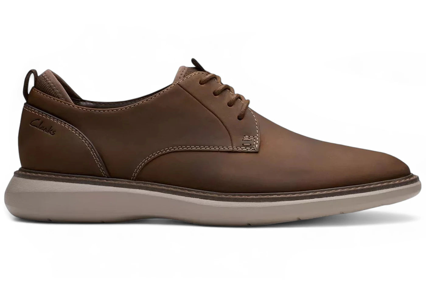 Clarks Brantin Plain Beeswax Leather