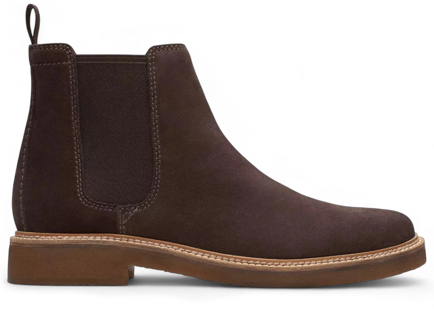 Clarks Clarkdale Easy Dark Brown Suede