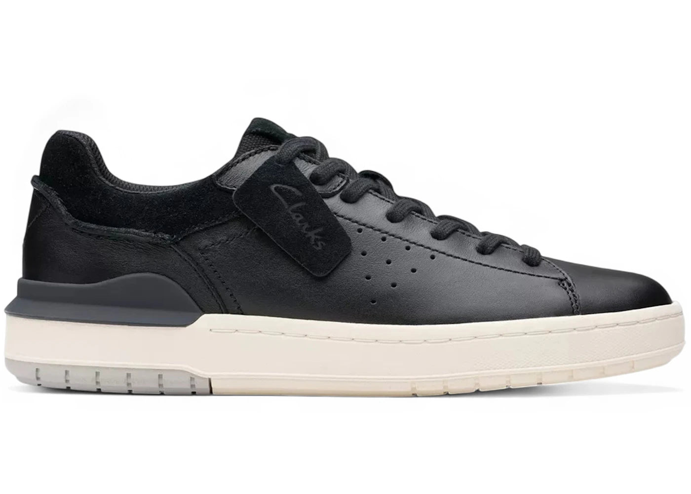 Clarks Courtlite 2 Run Black Leather
