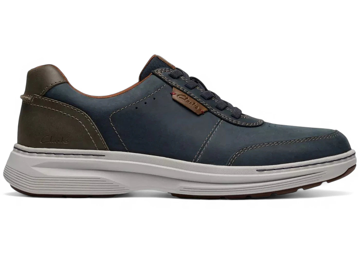 Clarks Craftwell Lace Navy Leather