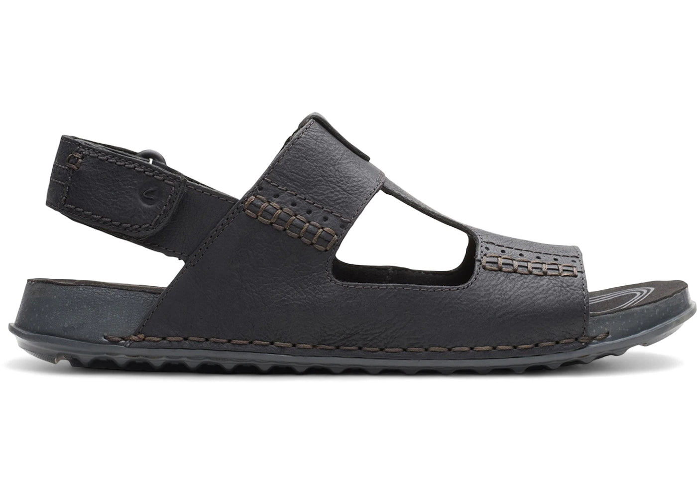 Clarks Crestview Bay Sandals Black Leather