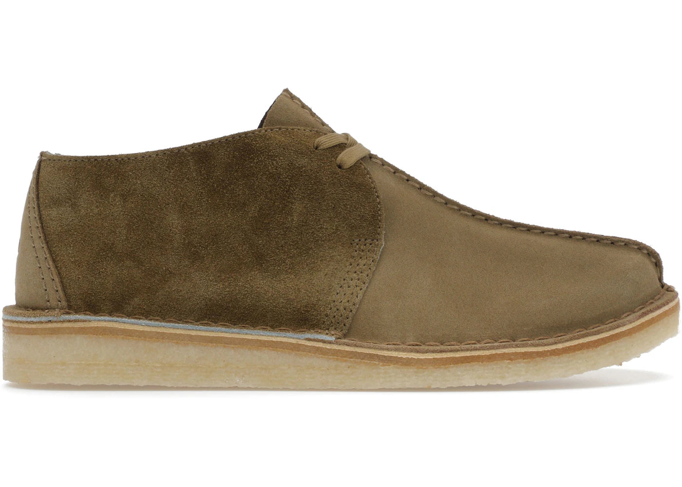 Clarks Desert Trek Dark Olive Combination