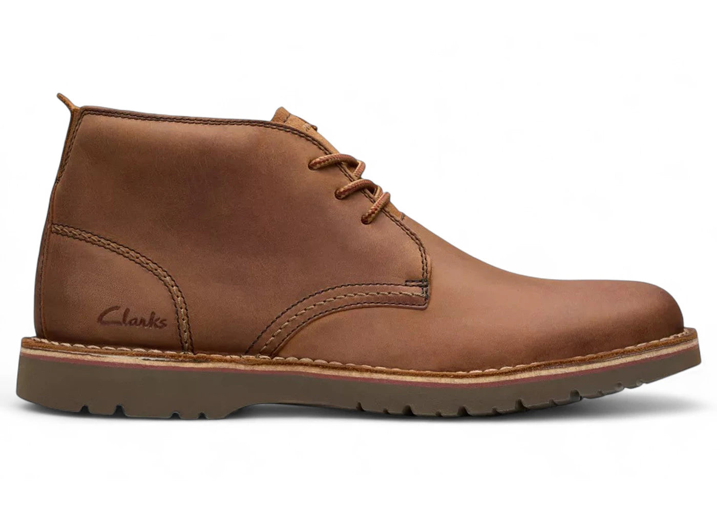 Clarks Eastridge Mid Light Brown Leather