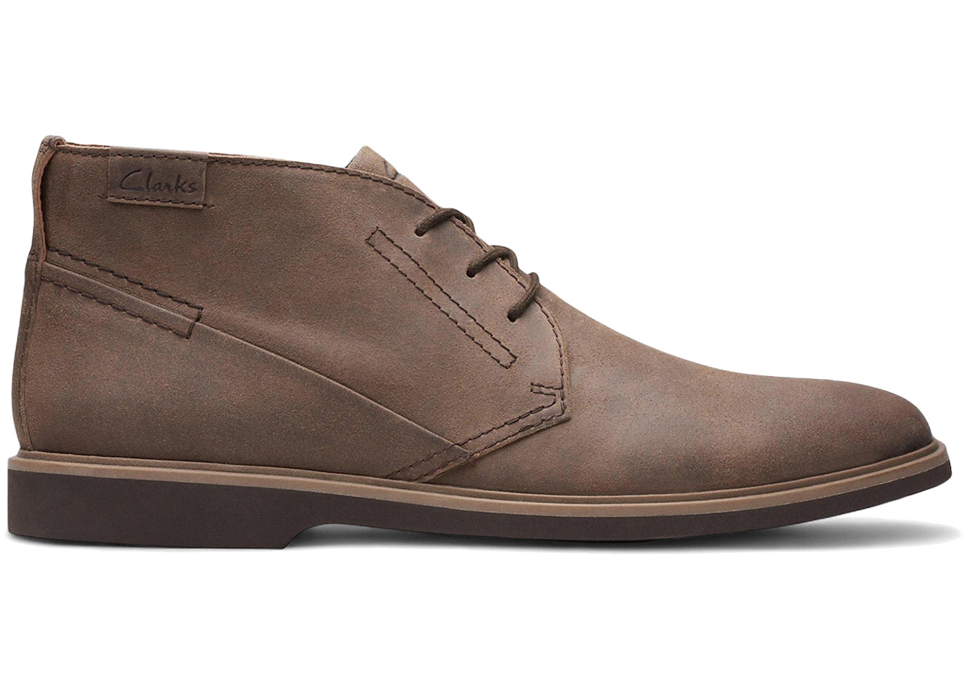 Clarks Malwood Top Dark Grey Suede