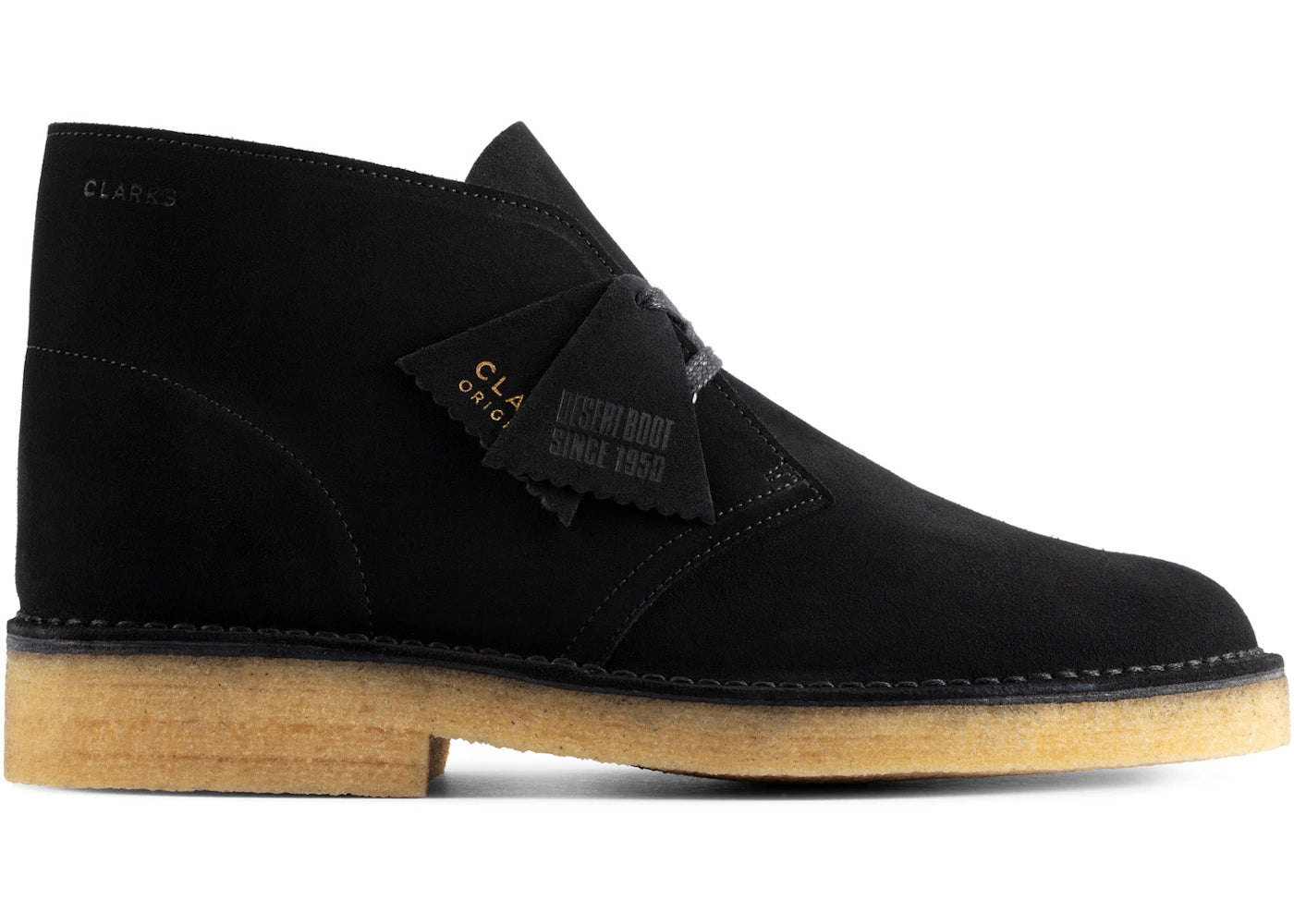 Clarks Originals Desert Boot 221 Black Suede