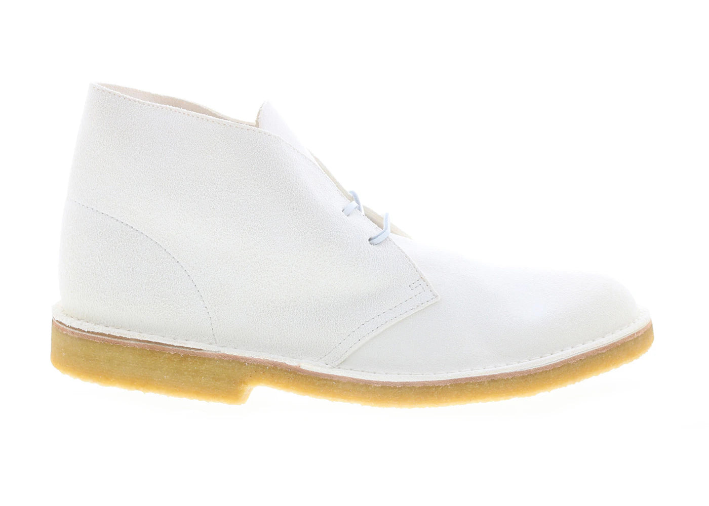 Clarks Originals Desert Boot White Suede