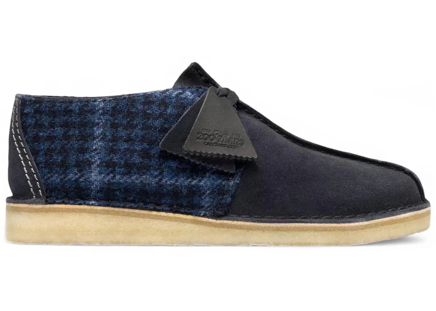 Clarks Originals Desert Trek Harris Tweed Navy
