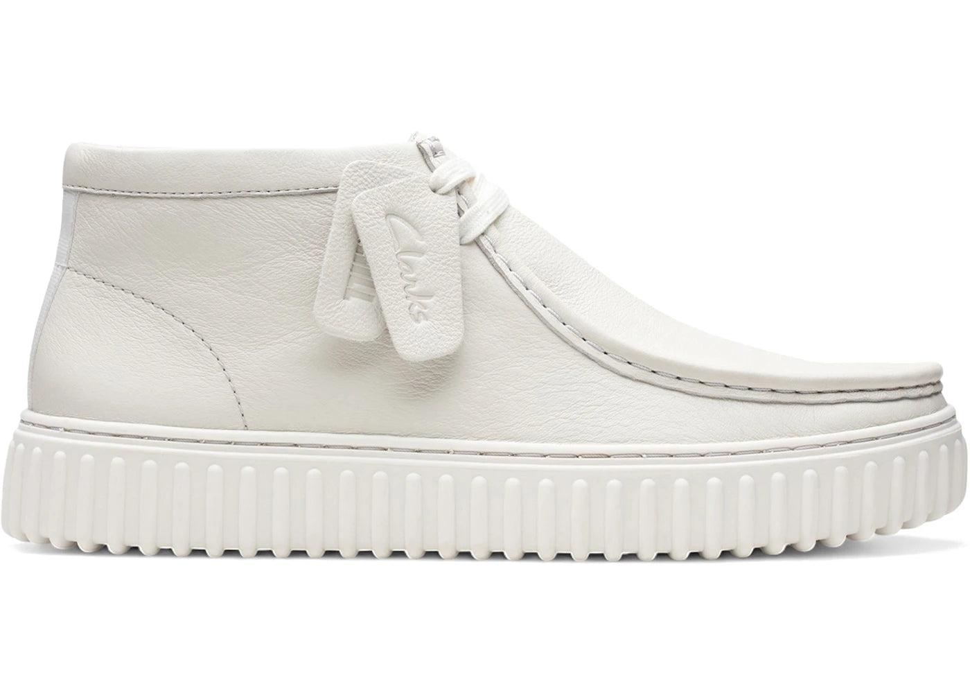 Clarks Originals Torhill Hi White Leather