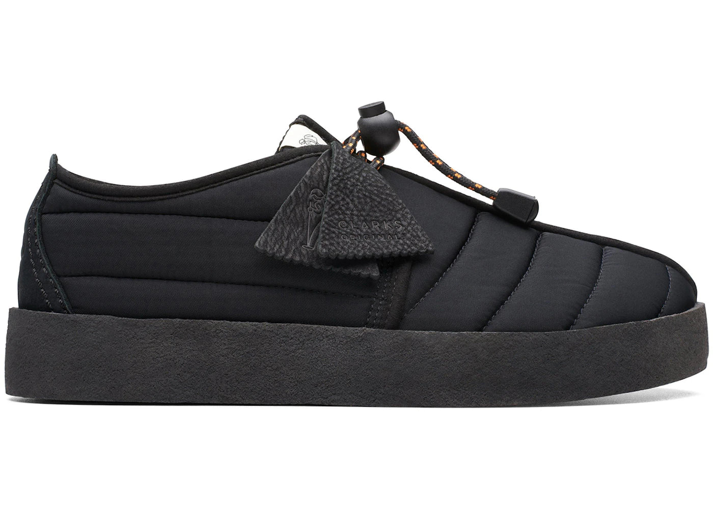 Clarks Originals Trek Cup Black Quilted