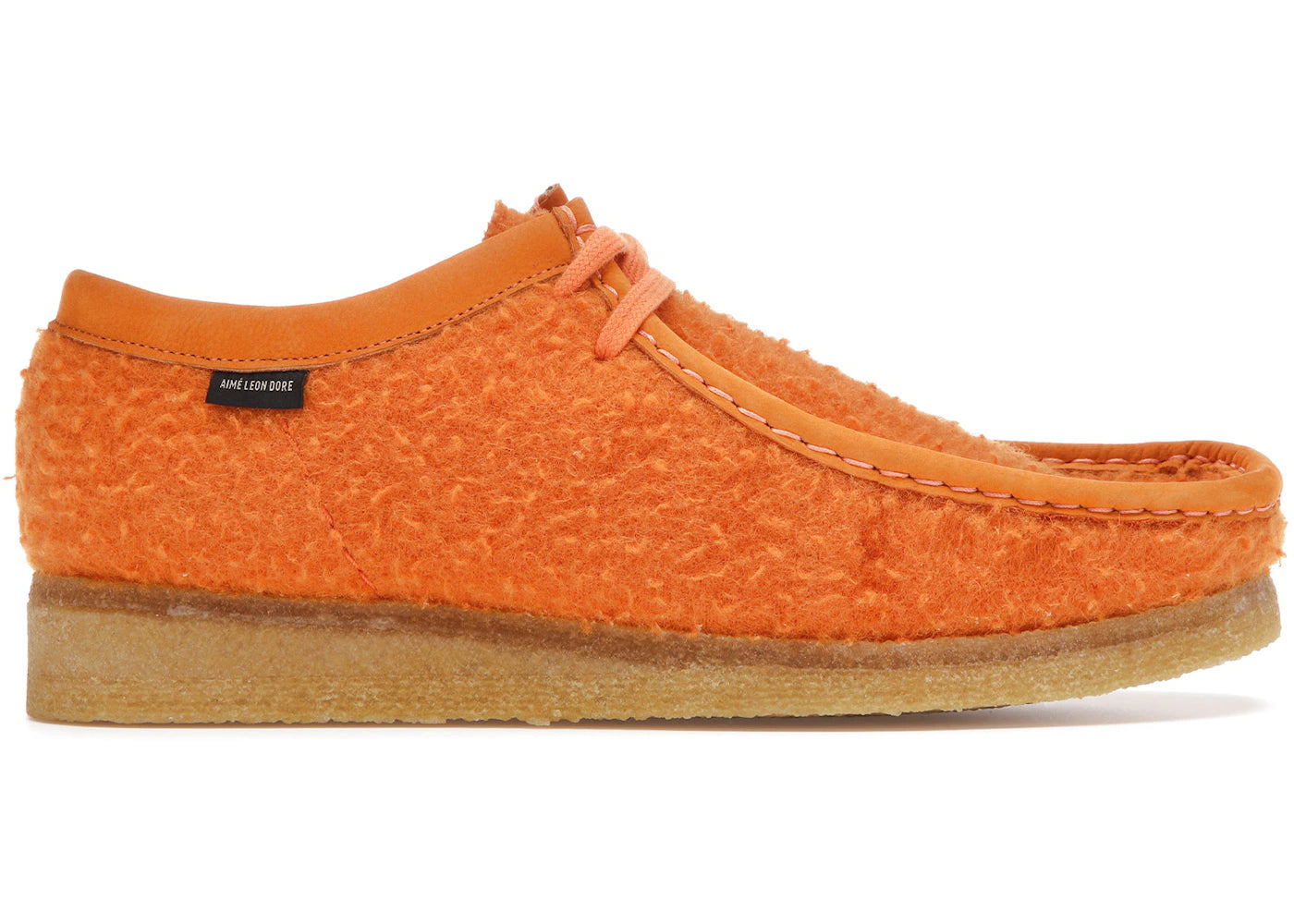 Clarks Originals Wallabee Aime Leon Dore Orange Casentino Wool