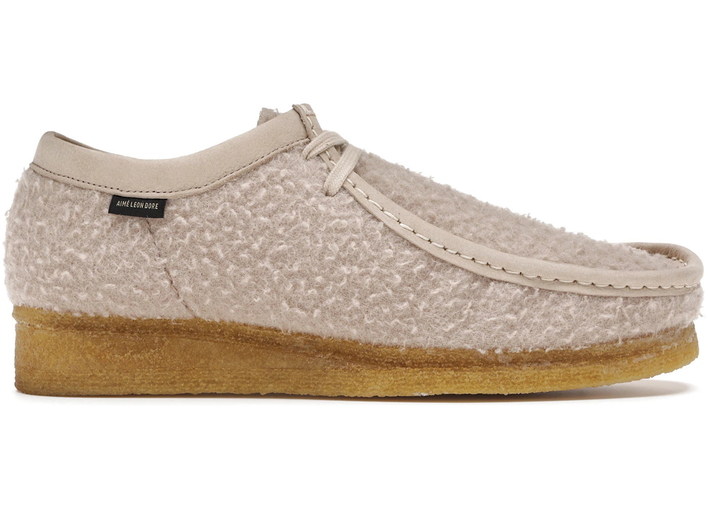 Clarks Originals Wallabee Aime Leon Dore Tan Casentino Wool