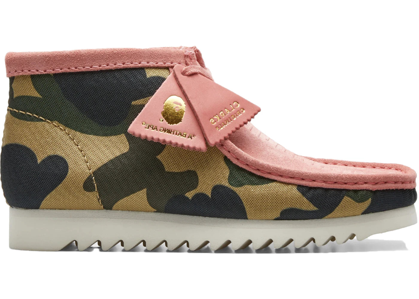 Clarks Originals Wallabee Bape Coral Combi