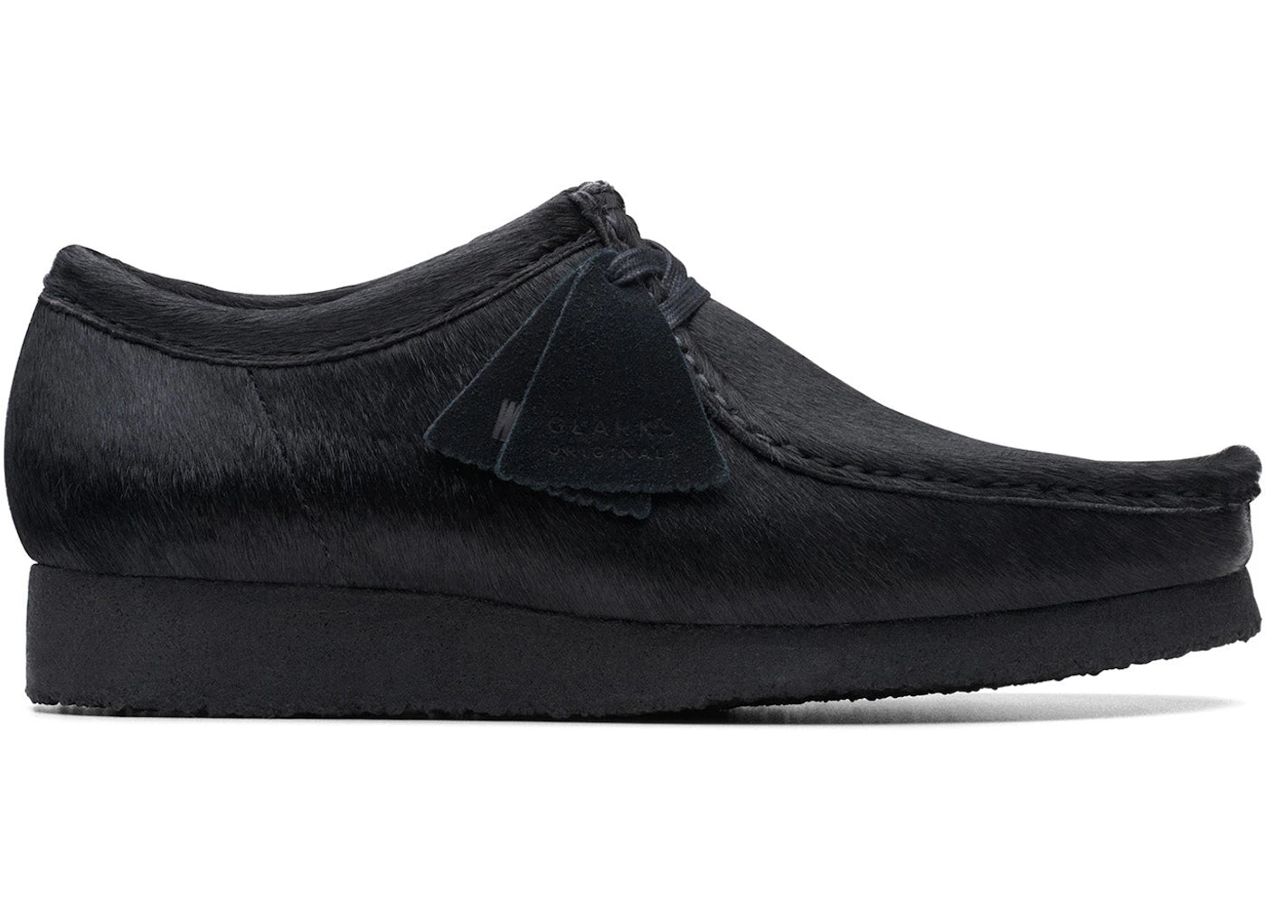 Clarks Originals Wallabee Black Pony Hair