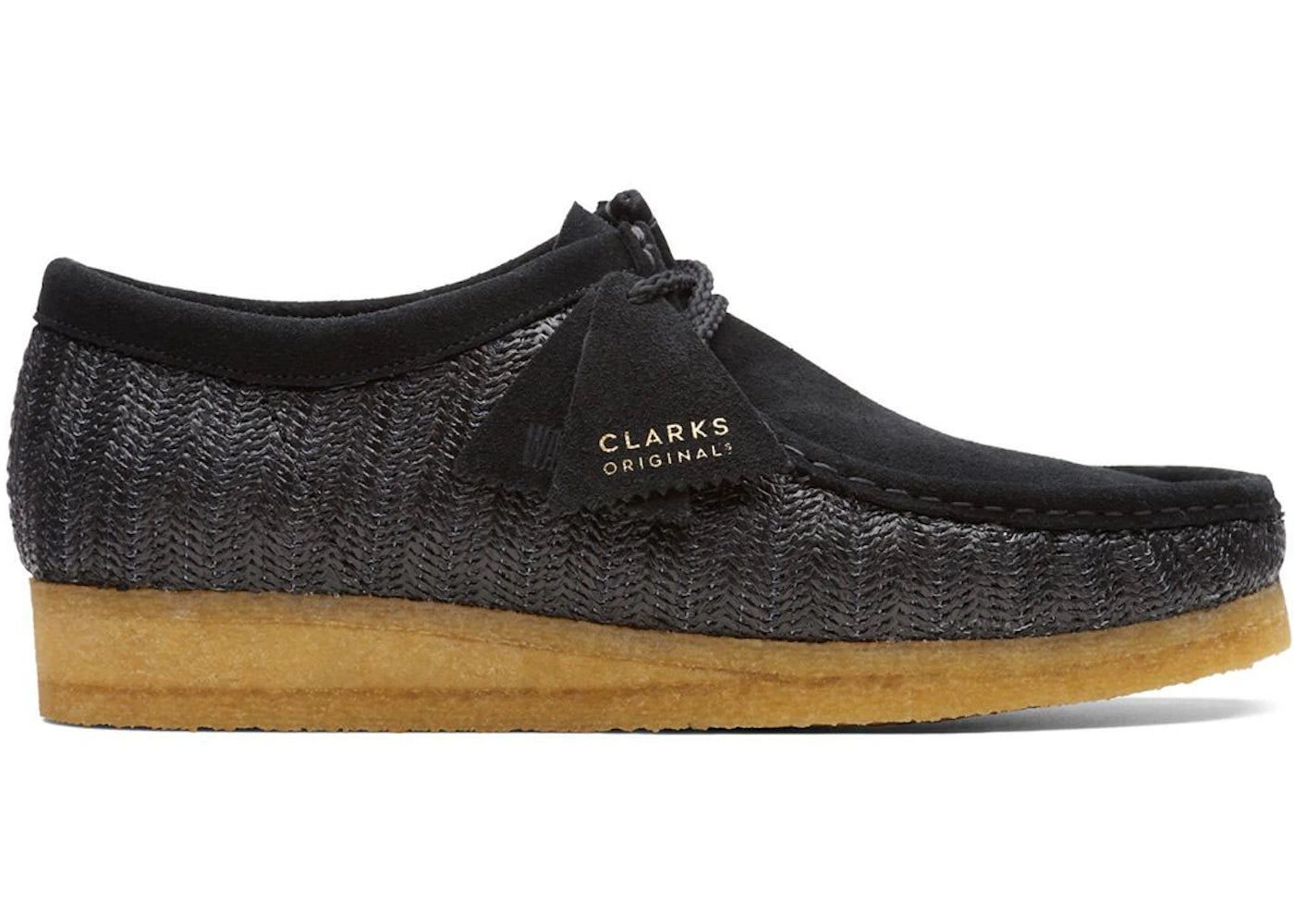 Clarks Originals Wallabee Black Raffia Txt