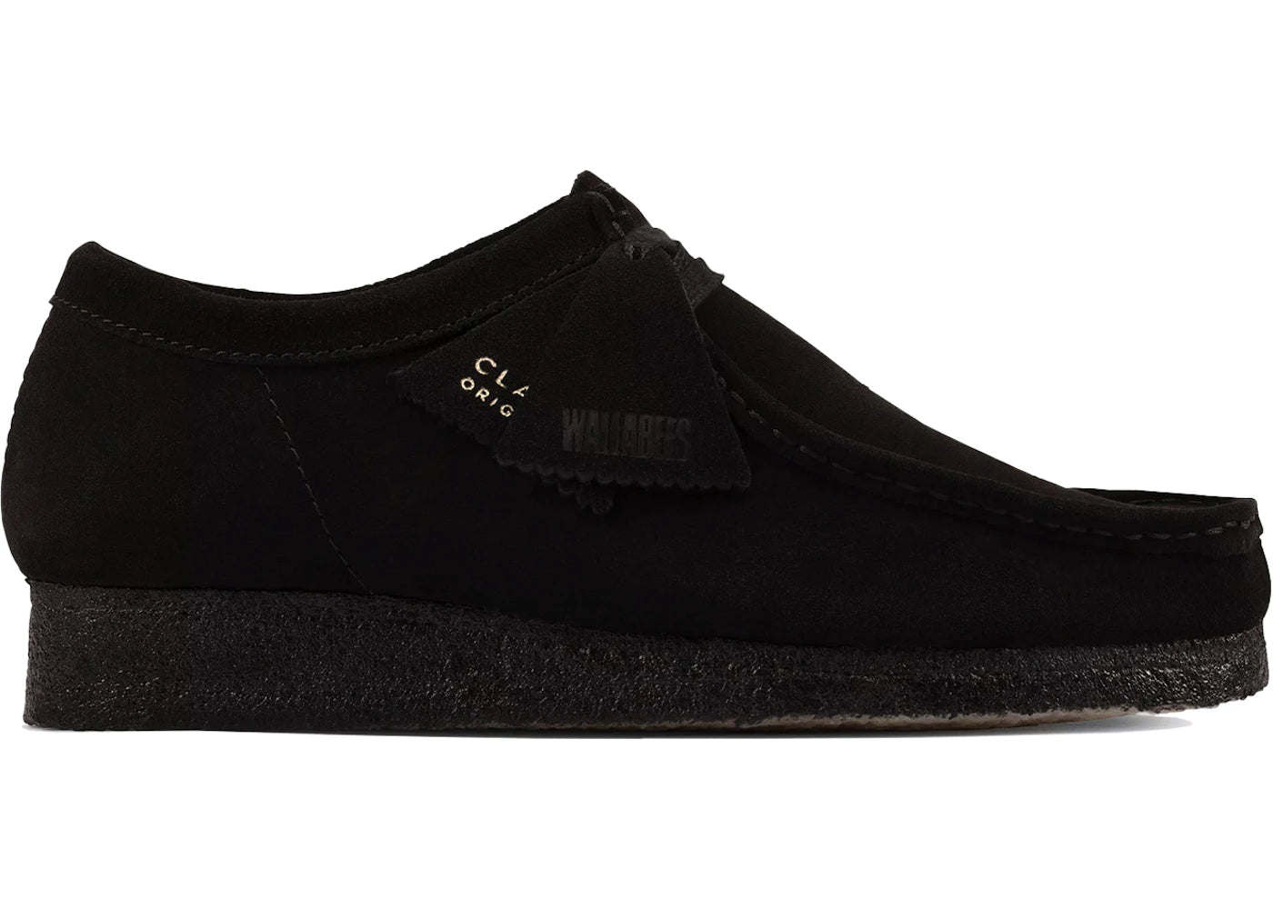Clarks Originals Wallabee Black Suede (Women's)