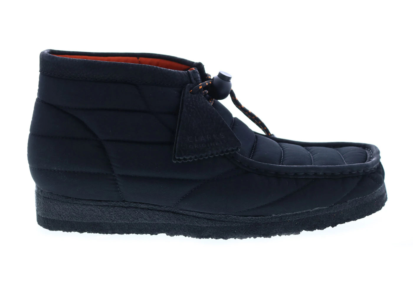 Clarks Originals Wallabee Boot Black Quilted