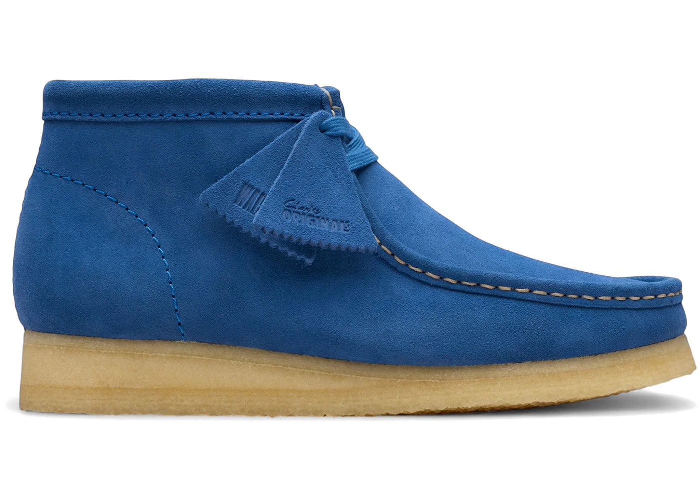 Clarks Originals Wallabee Boot Blue Suede
