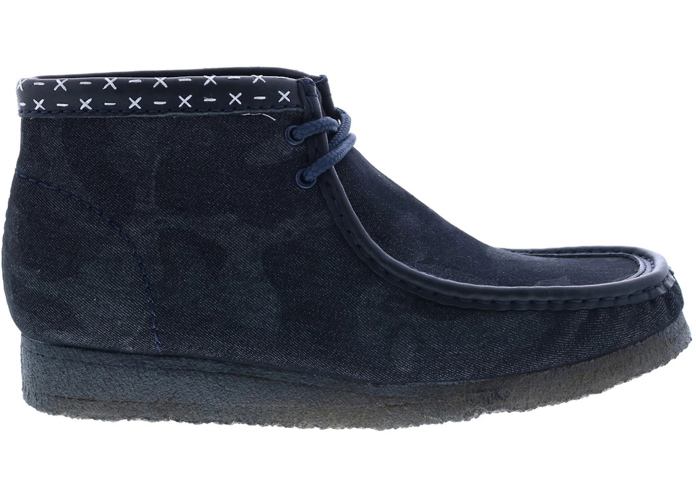 Clarks Originals Wallabee Boot Denim Blue