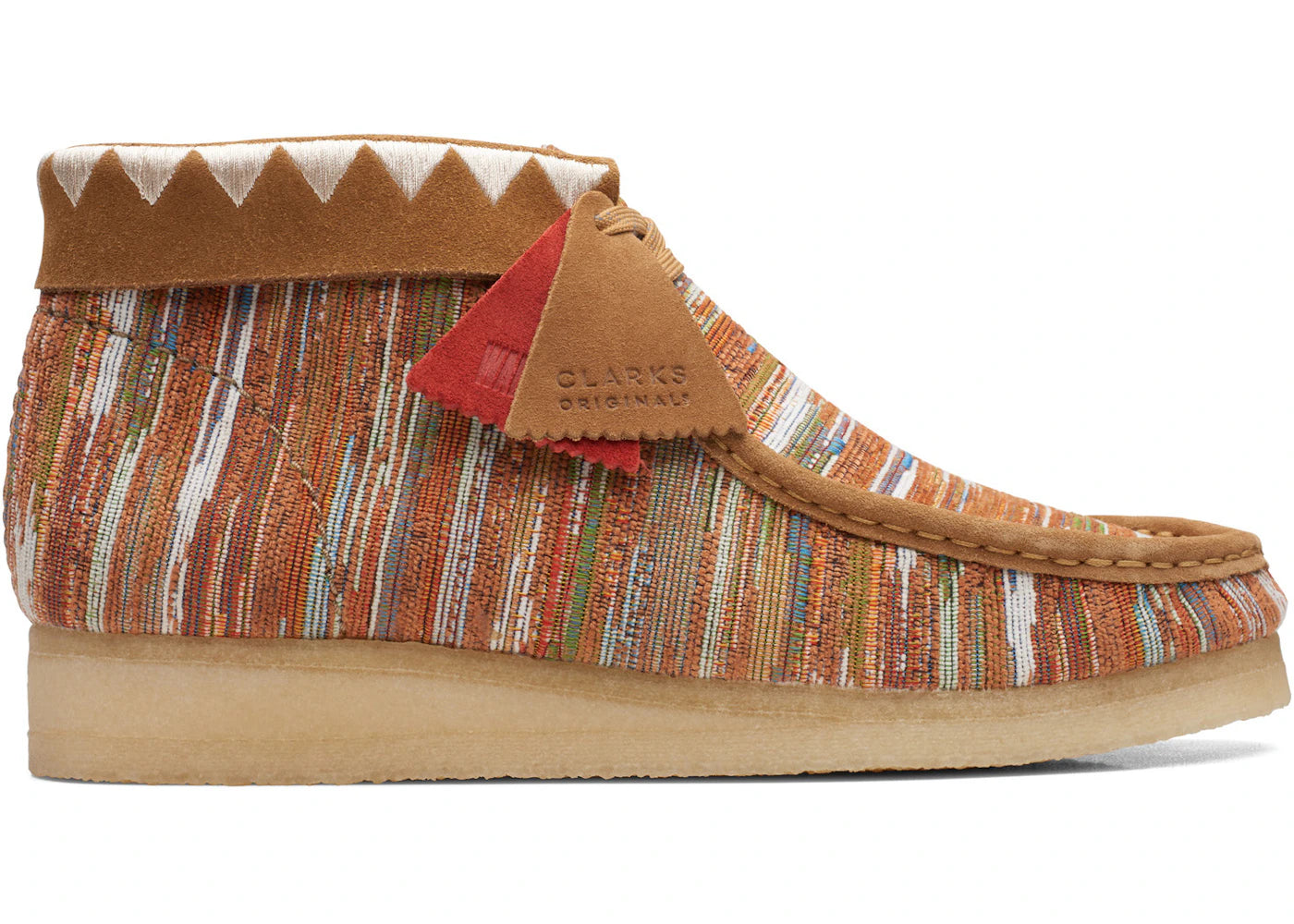 Clarks Originals Wallabee Boot Ginger Fabric