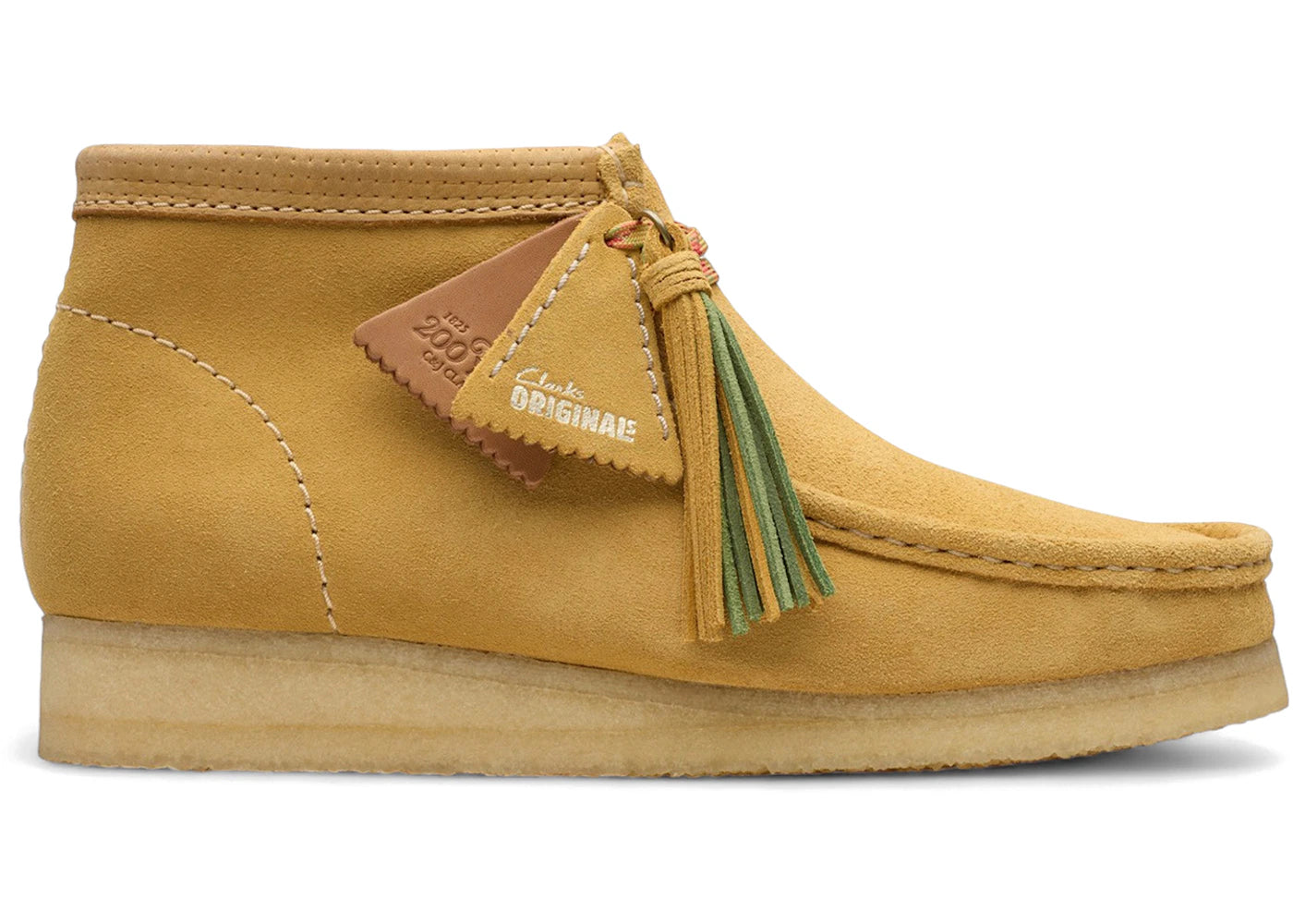 Clarks Originals Wallabee Boot Golden Tan Suede