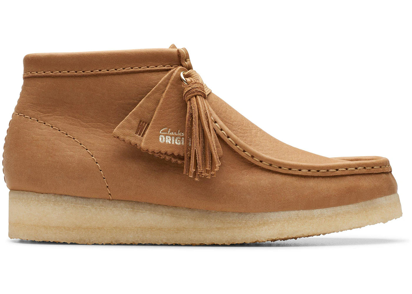 Clarks Originals Wallabee Boot Mid Tan Leather (Women's)