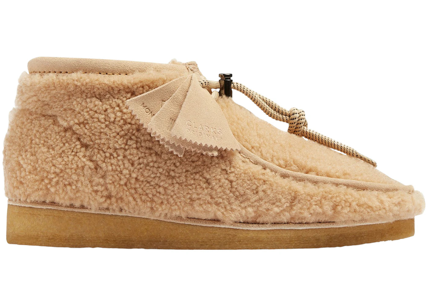 Clarks Originals Wallabee Boot Moncler 1952 Beige Shearling