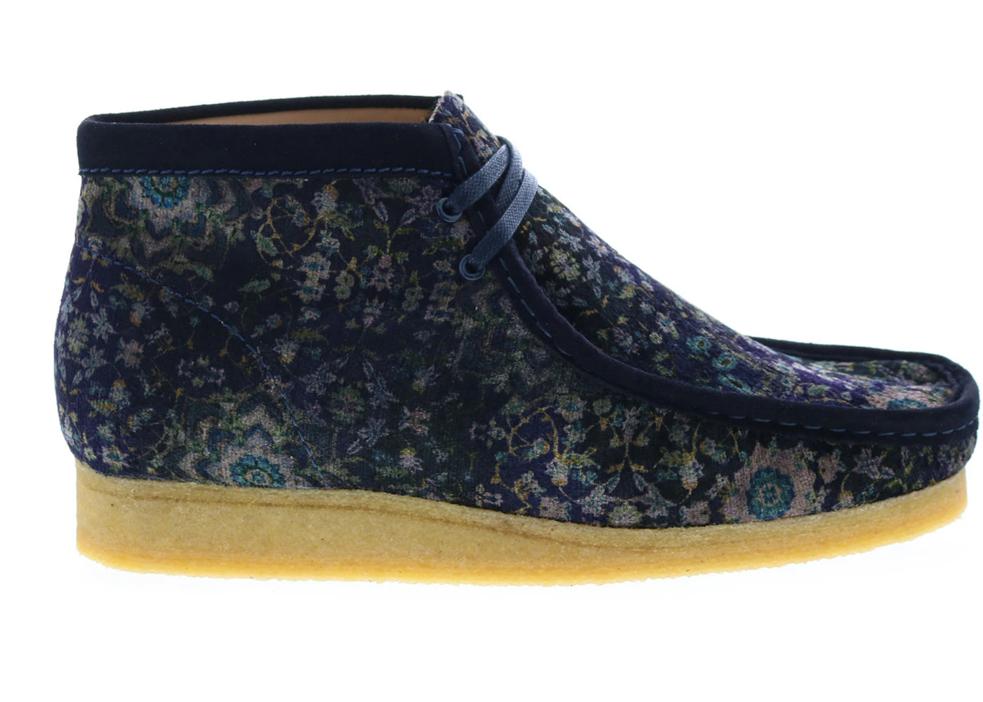 Clarks Originals Wallabee Boot Navy Velvet