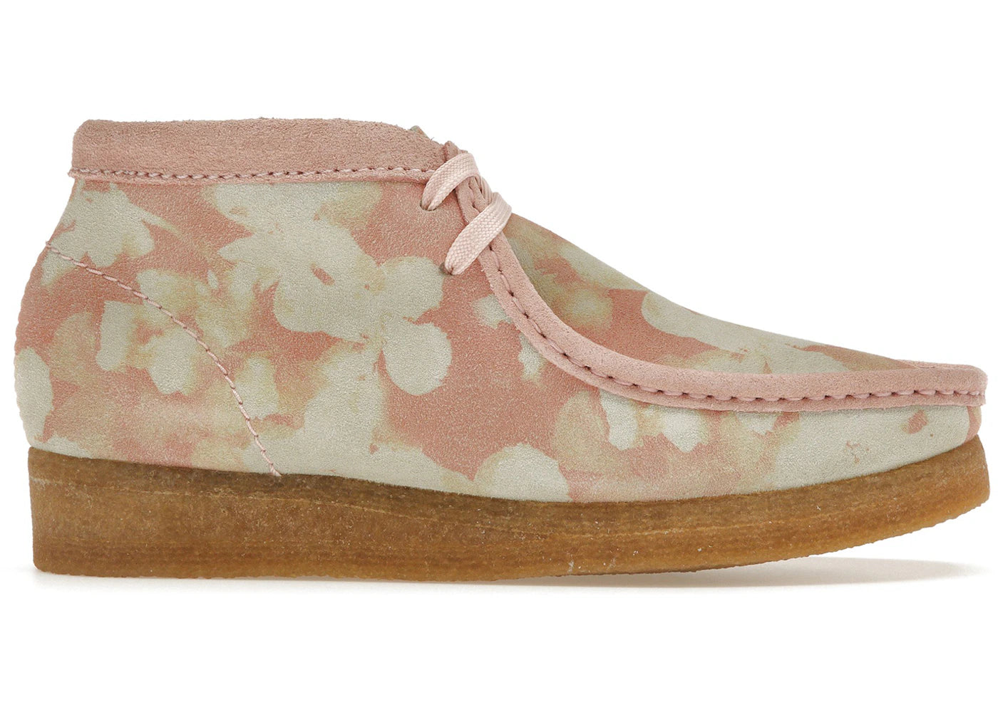 Clarks Originals Wallabee Boot Pink Floral (Women's)