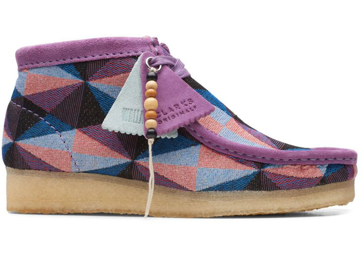 Clarks Originals Wallabee Boot Purple Combi (Women's)