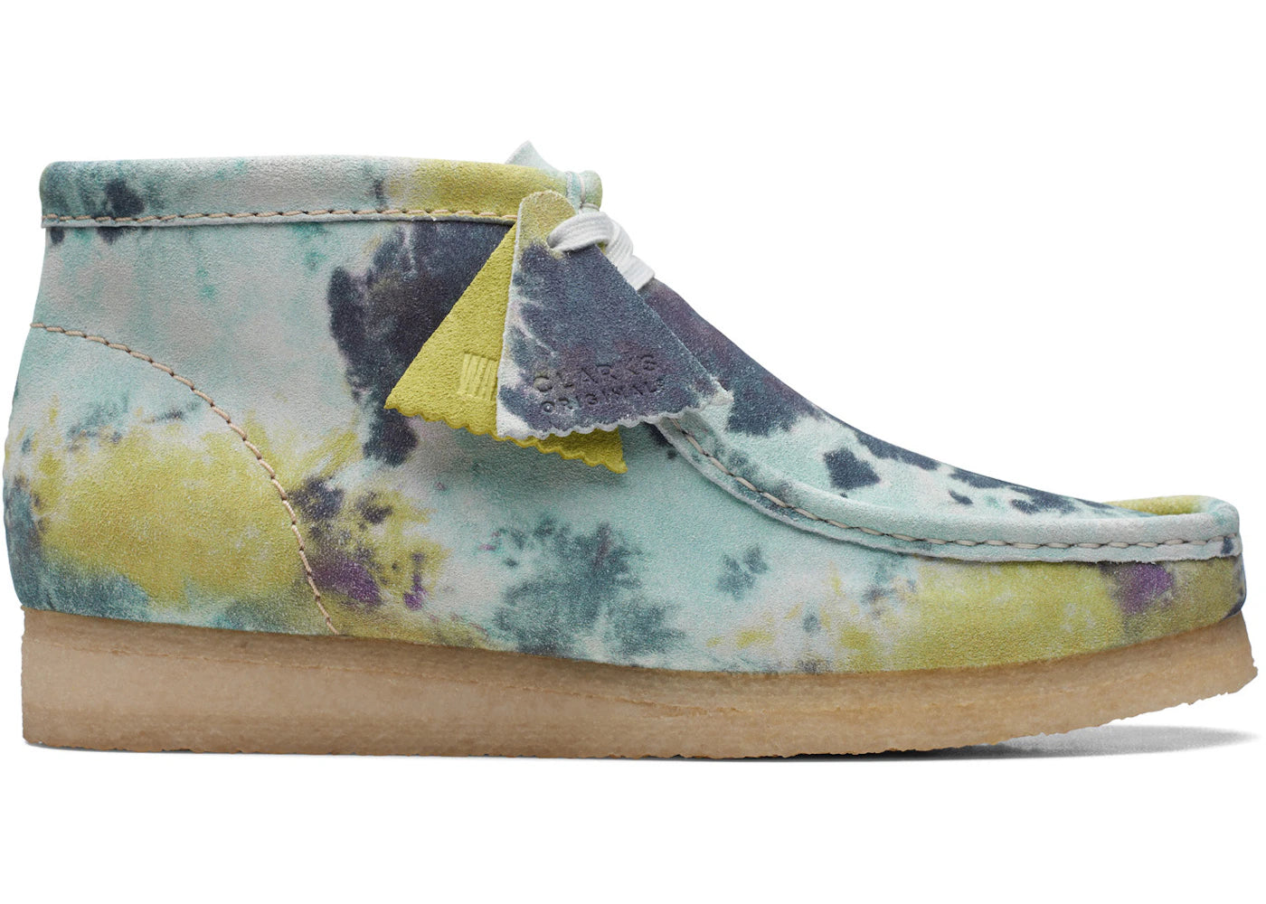 Clarks Originals Wallabee Boot Turquoise Tie Dye