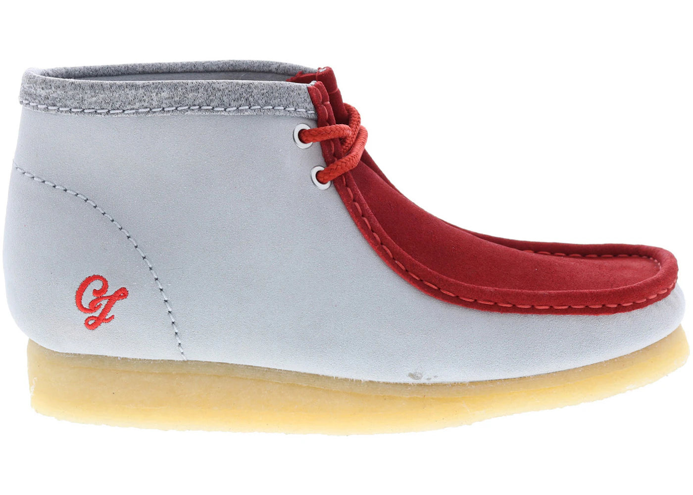 Clarks Originals Wallabee Boot VCY Red Grey