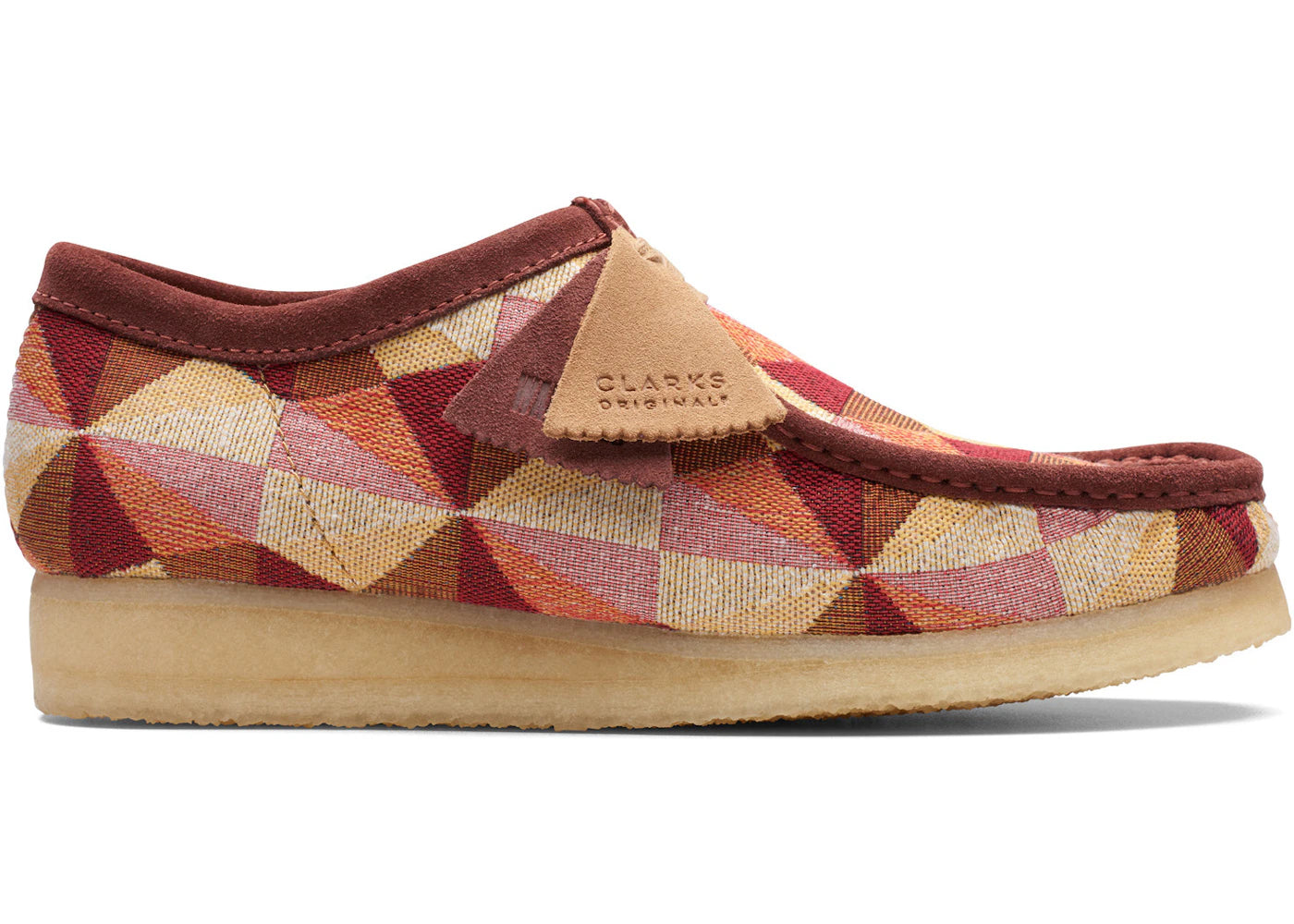 Clarks Originals Wallabee Boot Yellow Multi Textile