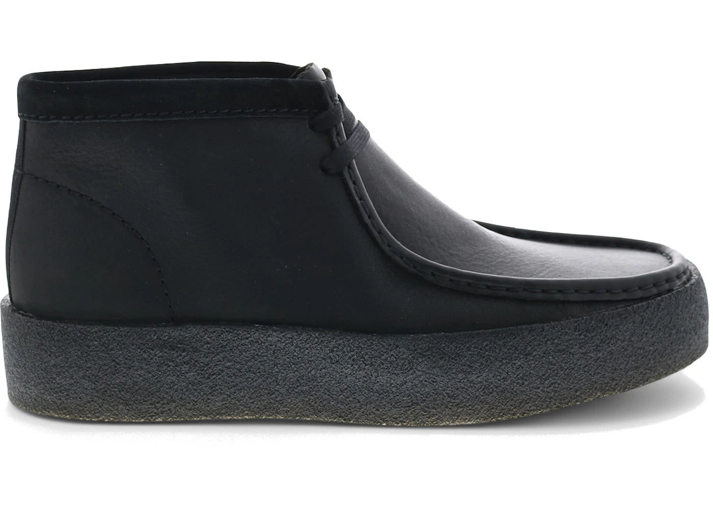 Clarks Originals Wallabee Cup Boot Black Leather