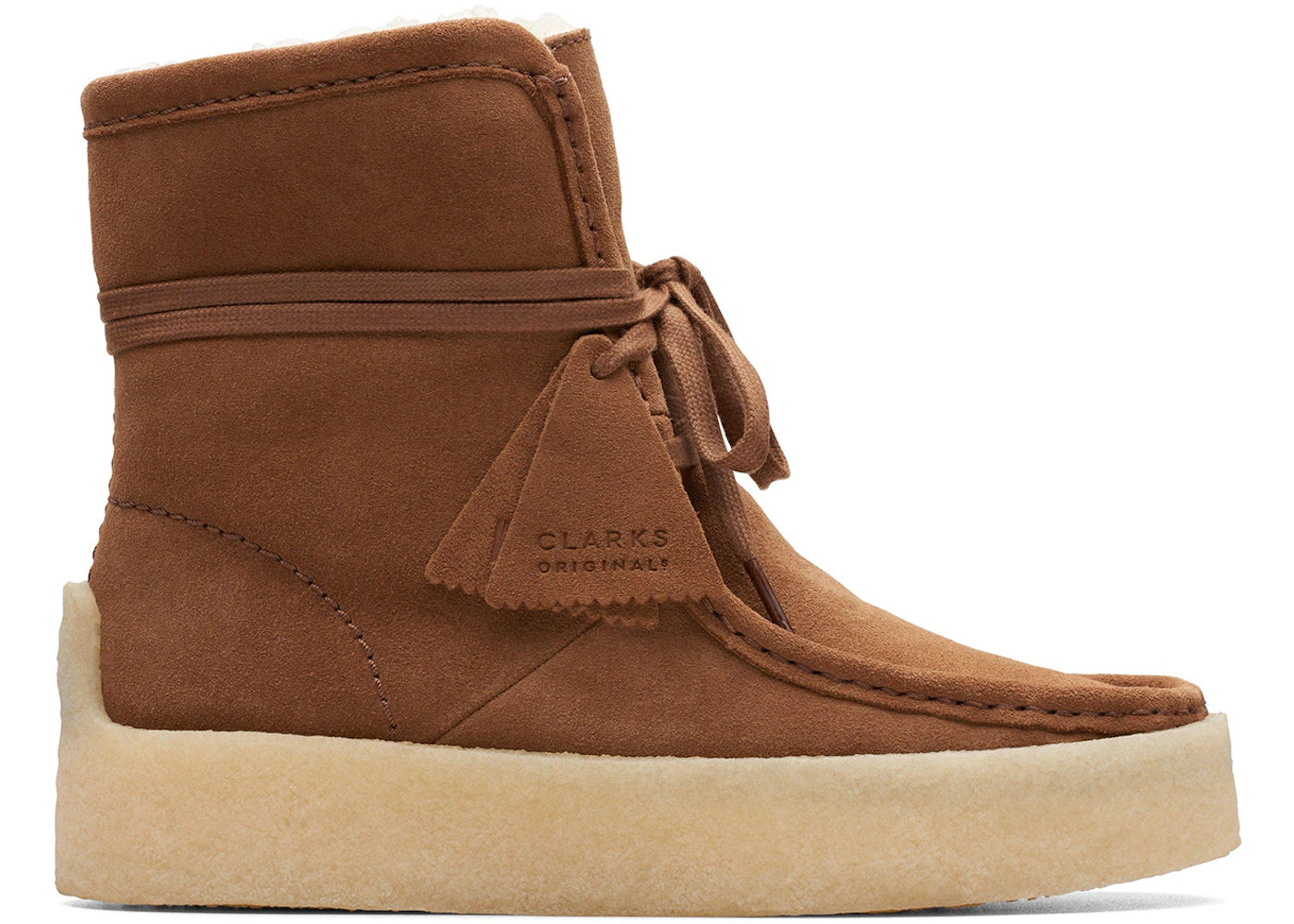 Clarks Originals Wallabee Cup Hi Cola Suede (Women's)