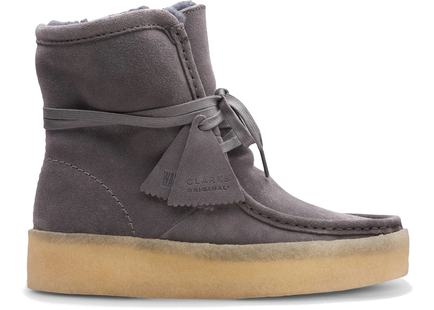 Clarks Originals Wallabee Cup Hi Grey (Women's)