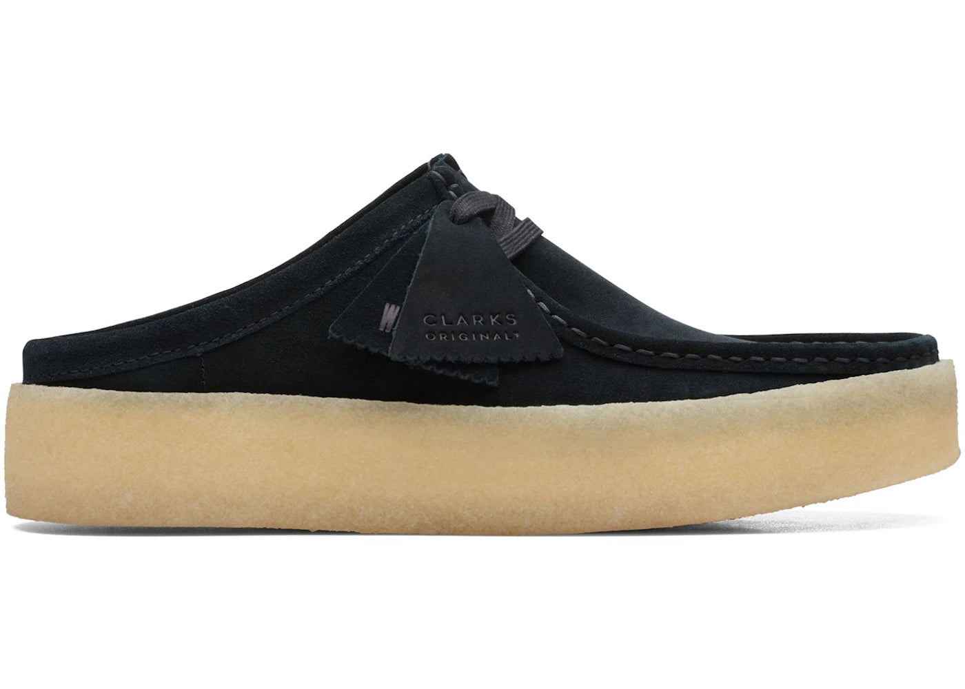 Clarks Originals Wallabee Cup Mule Black Suede