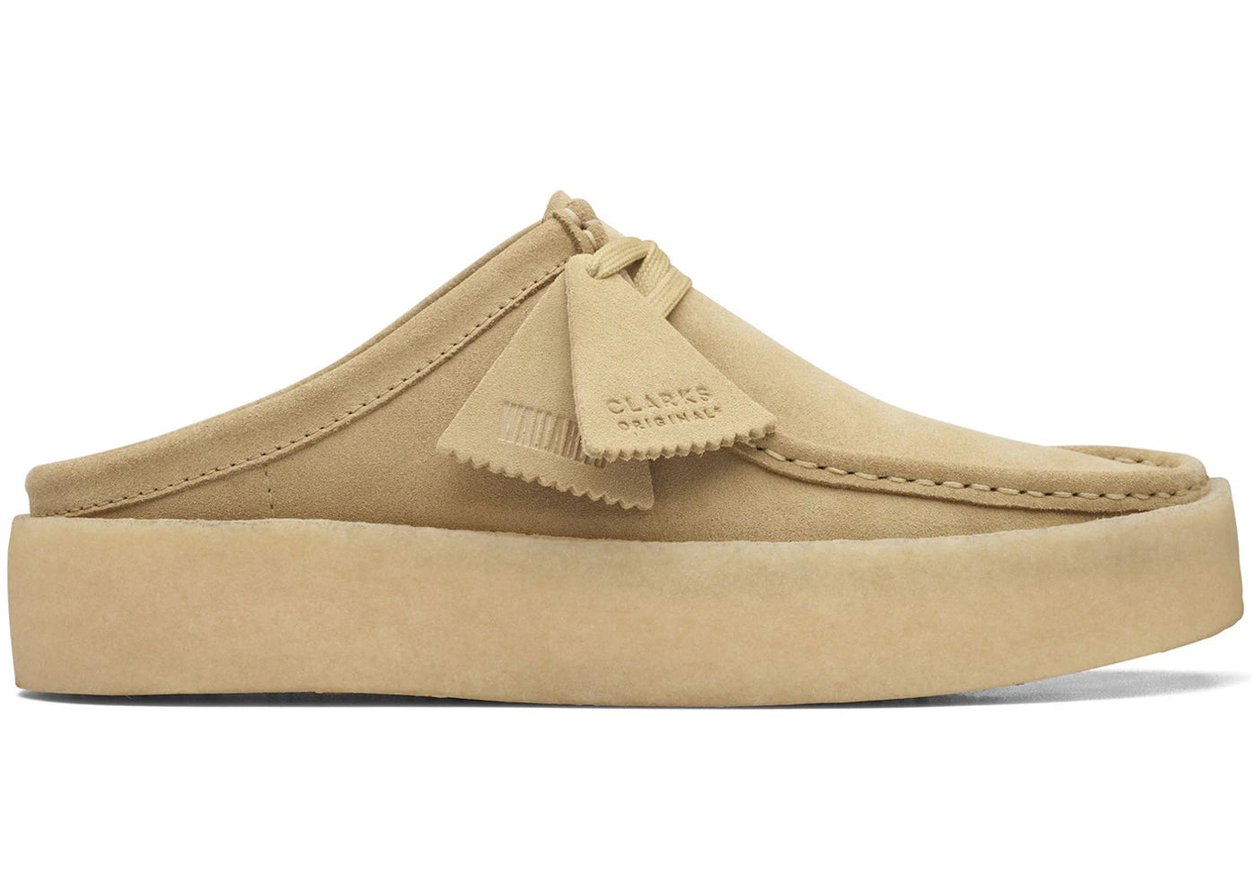 Clarks Originals Wallabee Cup Mule Maple Suede Warmlined