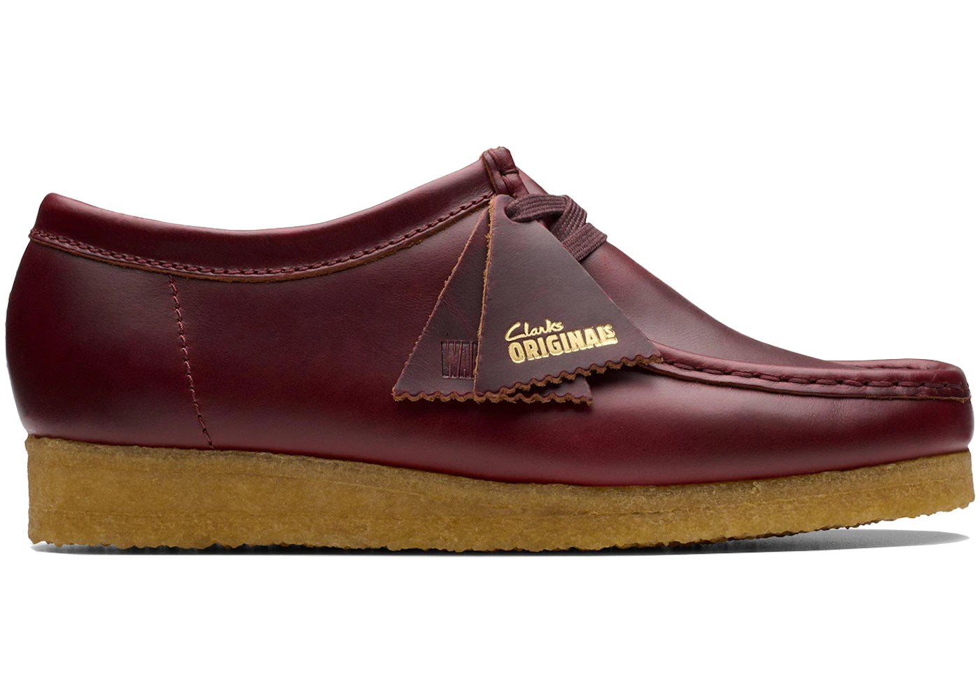 Clarks Originals Wallabee Deep Red Damson Leather (Women's)