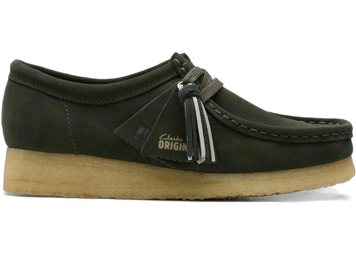 Clarks Originals Wallabee Forest Green Suede (Women's)