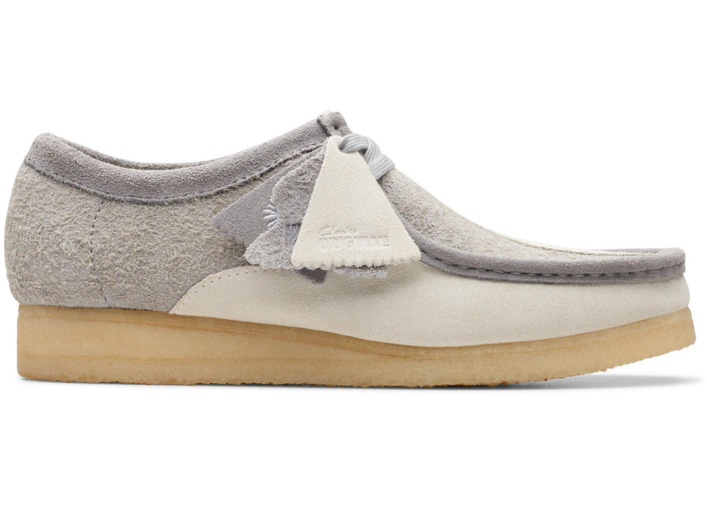 Clarks Originals Wallabee Grey Off White